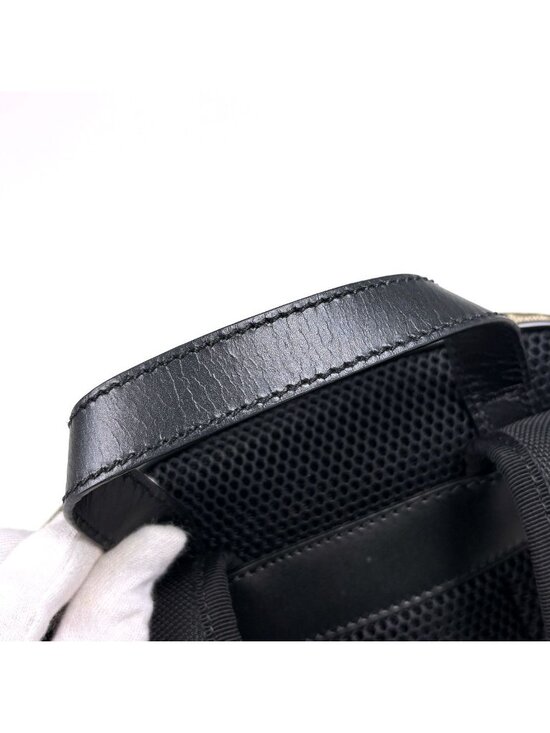 Gucci GG Pattern Backpack Sac Beige Black main image 2